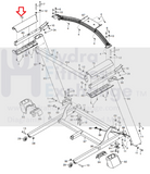 ProForm CARBON T10 TL T7 Treadmill Left Handrail Cover 415512-hydrafitnessparts