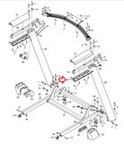 ProForm Carbon TL T10 T7 8.0 Treadmill Right Bottom Hand Rail Cover 415509-hydrafitnessparts