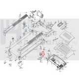 ProForm Healthrider Epic Treadmill Isolator Bracket Cover 215164-hydrafitnessparts