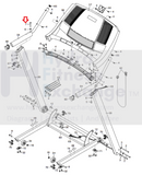 ProForm Imag Epic Freemotion Treadmill Console Stand Screw 5X16"-18X3" 315783-hydrafitnessparts