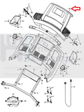 ProForm PRO 2000 Treadmill Display Console Assembly 355618-hydrafitnessparts