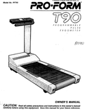 ProForm T90 - PFT900 Treadmill Owner Manual 046136-hydrafitnessparts
