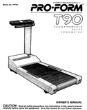 ProForm T90 - PFT901 Treadmill Owner Manual 046170-hydrafitnessparts