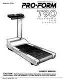 ProForm T90 PFT902 PFT903 Treadmill Owner Manual 046211-hydrafitnessparts