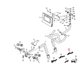 Proform 10.0 CTC R10 Stationary Bike Upright Mount Wire Harness 414809-hydrafitnessparts