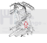 Proform 2000 5000 9000 TRAINER12.0 Treadmill Right Handrail Bottom Cover 385114-hydrafitnessparts