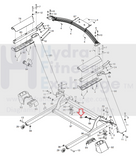 Proform 233800 234700 PFTL997200 Treadmill Upright Cable Wire Harness 70" 416802-hydrafitnessparts