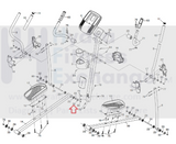 Proform 315 ZLE 7.0 Re Elliptical Front Leg Arm Joint Cap 333753-hydrafitnessparts