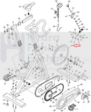 Proform 400 SPX Bike Resistance Friction Brake Flywheel Mechanism 393363-hydrafitnessparts