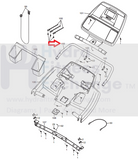 Proform 400CT 590T ZT5 Treadmill Display Console frame 305179-hydrafitnessparts