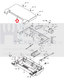 Proform 425 CT PFTL496121 Weight Loss 620 Treadmill Motor Shroud Cover 253725-hydrafitnessparts