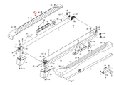 Proform 425CT PFTL496120 496121496122 Treadmill Left Foot Rail MFR-300443 330847-hydrafitnessparts