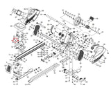 Proform 440R - PFRW39140 - 831.212560 Rower Seat Carriage Roller 357416-hydrafitnessparts