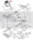 Proform 480 LE Space Saver 895 ZLE Elliptical Display Console Assembly 272983-hydrafitnessparts