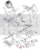 Proform 480 LE Space Saver 895 ZLE Elliptical Left Pedal Arm 272990-hydrafitnessparts