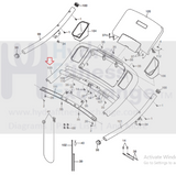 Proform 480e 3.6 7.0 Treadmill Console Base Cover 257074-hydrafitnessparts