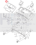 Proform 4.5 Trainer 580 LT XP Weight Loss Treadmill Display Console Panel 260575-hydrafitnessparts