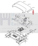 Proform 505 CST 705 CST Treadmill Motor Hood Plastic Cover 349785 349793-hydrafitnessparts
