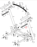 Proform 505 CST Treadmill Right Bottom Handrail Cover 423420-hydrafitnessparts