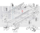 Proform 505 CST Treadmill Right Foot Rail 389281-hydrafitnessparts