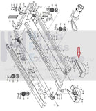 Proform 505 CST Treadmill Right Rear End Cap 393579-hydrafitnessparts