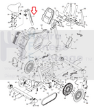 Proform 5.0 ES 345 ZLX Upright Bike Seat Post Assembly 331754-hydrafitnessparts