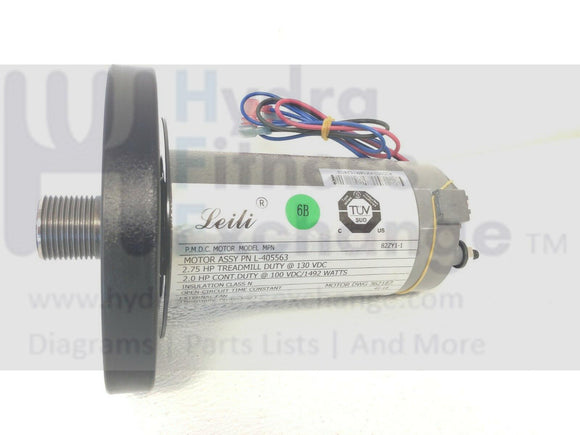 Proform 6.0 RT Treadmill DC Drive Motor with Flywheel 405697 L-405563 362187-hydrafitnessparts
