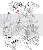 Proform 7 - PFEL017150 Elliptical Display Console Assembly 372060-hydrafitnessparts