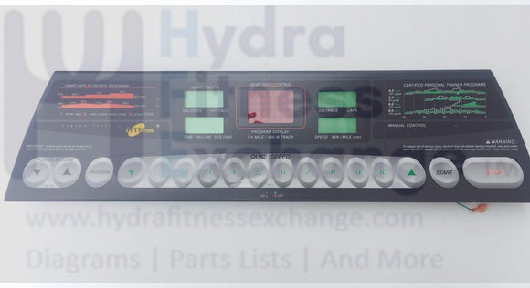 Proform 760 765 770 775 CX10i Ect-29167 Treadmill Display Console Panel-hydrafitnessparts
