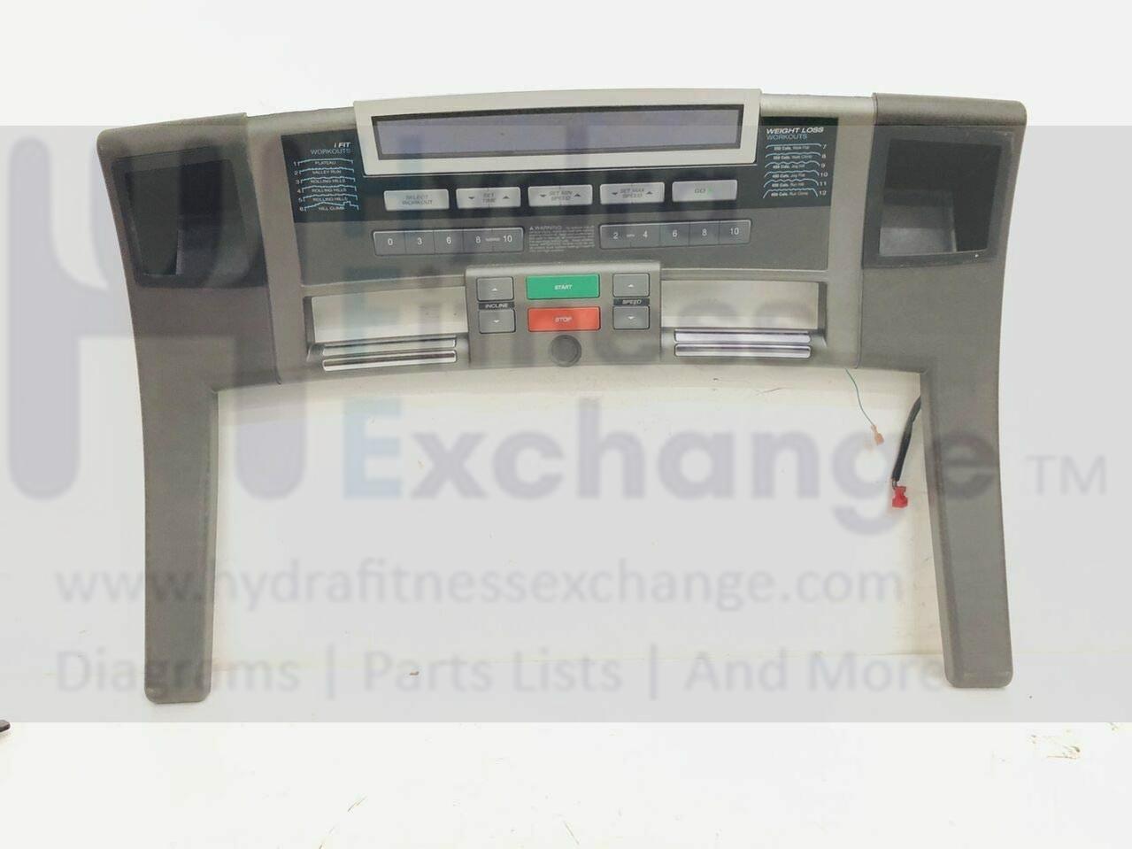 Proform 785 XT XP 615 Trainer 831.247450 Treadmill Display Console Pan ...