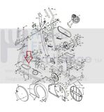 Proform C 700 Cardio Cross Trainer Elliptical Left Foot Pedal Pad-hydrafitnessparts