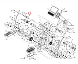 Proform CARDIOHIIT TRAINER PRO HIIT Elliptical Left Hub Bracket W/Bearing 376769-hydrafitnessparts