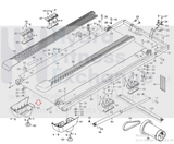 Proform Carbon T10 Carbon TL Carbon T7 Treadmill Left Rear Foot 415156-hydrafitnessparts