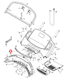 Proform Cardio Smart 1450 600c ZT10 1495 995i Treadmill Console Trim 349697-hydrafitnessparts