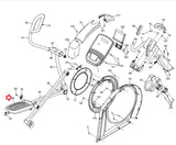 Proform Coachlink E9.0 - PFEL597180 Elliptical Left Foot Pedal with Pad 397942-hydrafitnessparts