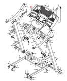 Proform Crosswalk 397 Treadmill Console Base Cover MFR-315803 346407-hydrafitnessparts