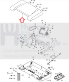 Proform Crosswalk 405 E Treadmill Motor Hood Shroud Cover MFR-241173 or 248090-hydrafitnessparts