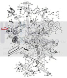 Proform Cycle Bike Le Tour De France 1350 Right Pedal Crank Arm 322582-hydrafitnessparts