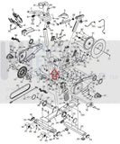 Proform Cycle Spin Bike Flat HD Screw 1/4" X 125MM 299304-hydrafitnessparts