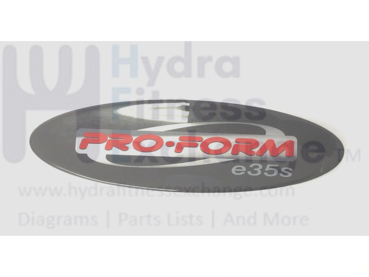Proform E35S - PFTL69710 PFTL69711 PFTL69712 Treadmill Hood Decal 1819 ...