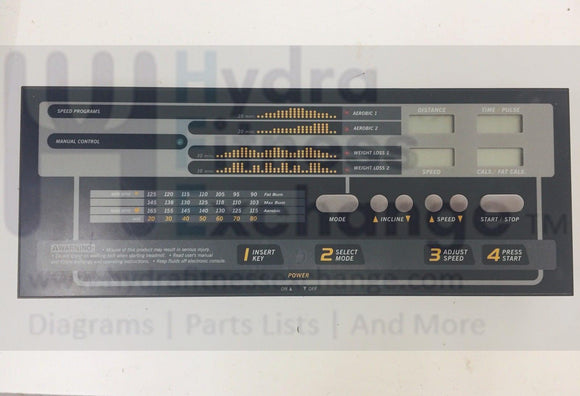 Proform EKG 831.297880 Residential Treadmill Display Console ECT-867-hydrafitnessparts