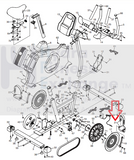 Proform Epic FreeMotion HealthRider Upright Bike Right Pedal with Strap 184148-hydrafitnessparts