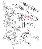 Proform FreeMotion HealthRider Elliptical Shoulder Screw 5/16"-18x3.30" 260418-hydrafitnessparts
