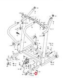 Proform FreeMotion HealthRider Reebok Treadmill Round Rubber Bumper 126650-hydrafitnessparts
