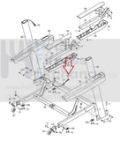 Proform FreeMotion NordicTrack Lifestyler Treadmill Upright Wire Harness 310717-hydrafitnessparts