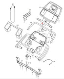 Proform Freemotion Gold's Gym Health Rider Epic Treadmill Console Clamp 243797-hydrafitnessparts
