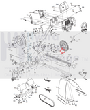 Proform Freemotion Gold's Gym Weslo Image Recumbent Bike Thrust Washer 116014-hydrafitnessparts
