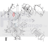 Proform Freemotion NordicTrack Treadmill Right Plastic Grip Cover 169678-hydrafitnessparts
