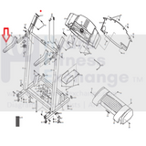 Proform Freemotion Nordictrack Treadmill Left Plastic Grip Cover 169679-hydrafitnessparts