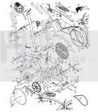 Proform Freespirit HealthRider Image Epic Weslo Elliptical Pulley 237958-hydrafitnessparts
